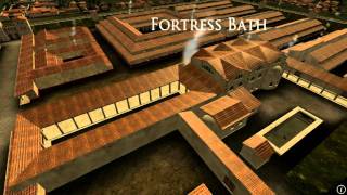 Animation of ancient Roman Fort in Caerleon Wales [upl. by Etka851]