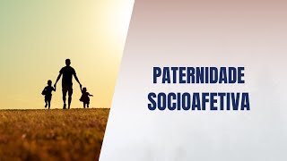 Paternidade socioafetiva [upl. by Koy]