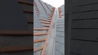 How to cut roof Slates for a valley [upl. by Penland]