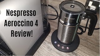 Nespresso Aeroccino 4 Milk Frother Review  Worth upgrading from the Aeroccino 3 [upl. by Ephraim879]