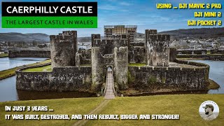 Caerphilly Castle  The Largest in Wales 2nd in Britain [upl. by Oralee]