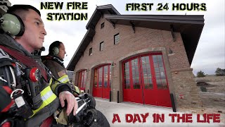 First 24 Hours in a New Fire Station  A Day in the Life [upl. by Oiratnom]