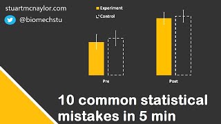 Ten Statistical Mistakes in 5 Min [upl. by Assirol]