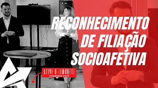 DIREITO DE FAMÍLIA Reconhecimento de filiação socioafetiva [upl. by Ardnuassac]