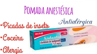 Resenha PomadaAndantol Gel [upl. by Aleras958]