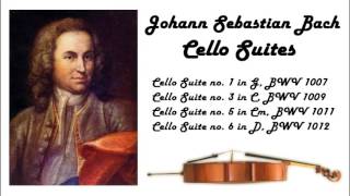 Johann Sebastian Bach  Cello suites in 432 Hz great for reading or studying [upl. by Annaes729]