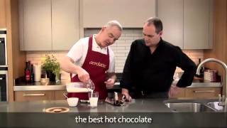 How to make a hot chocolate using an aerolatte milk frother [upl. by Nivrad74]