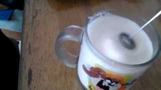 Aerolatte Review Frothing Cold Milk In Under 1 Minute [upl. by Wes324]